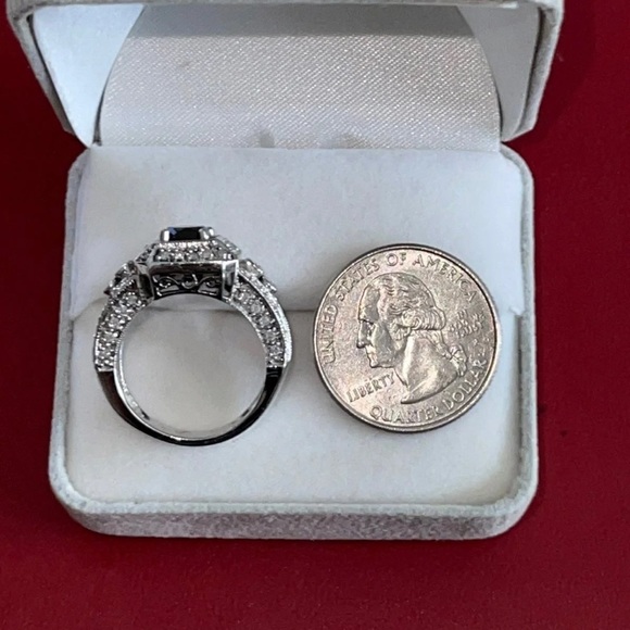 2.00cts Black & White diamond ring - Picture 14 of 15